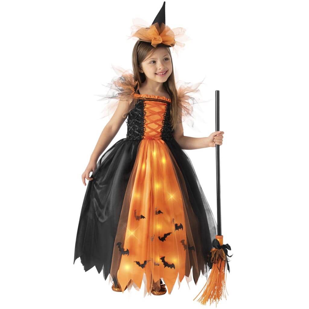 Orange Witch Child Costume