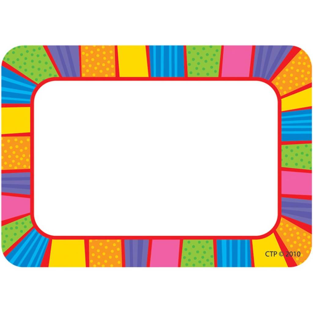 Playful Patterns Labels 