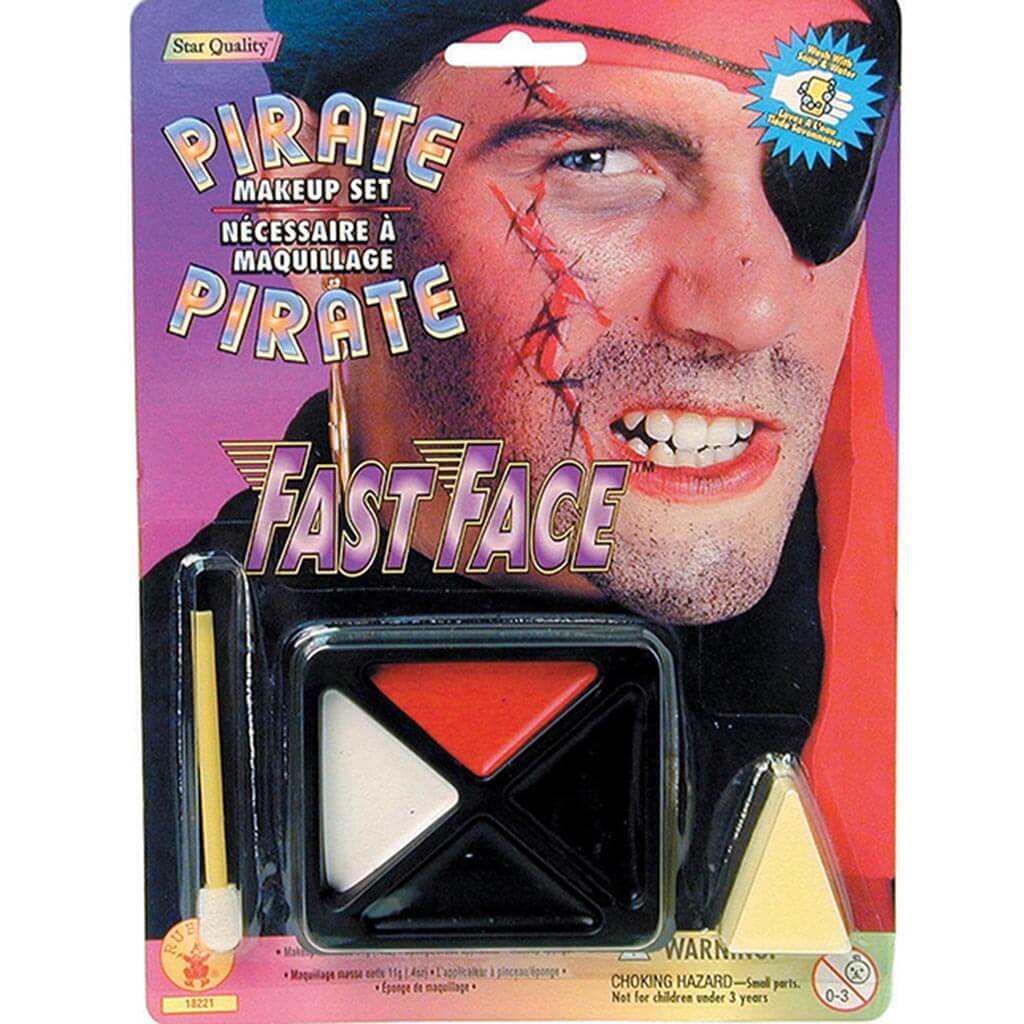 Fast Face Pirate Makeup