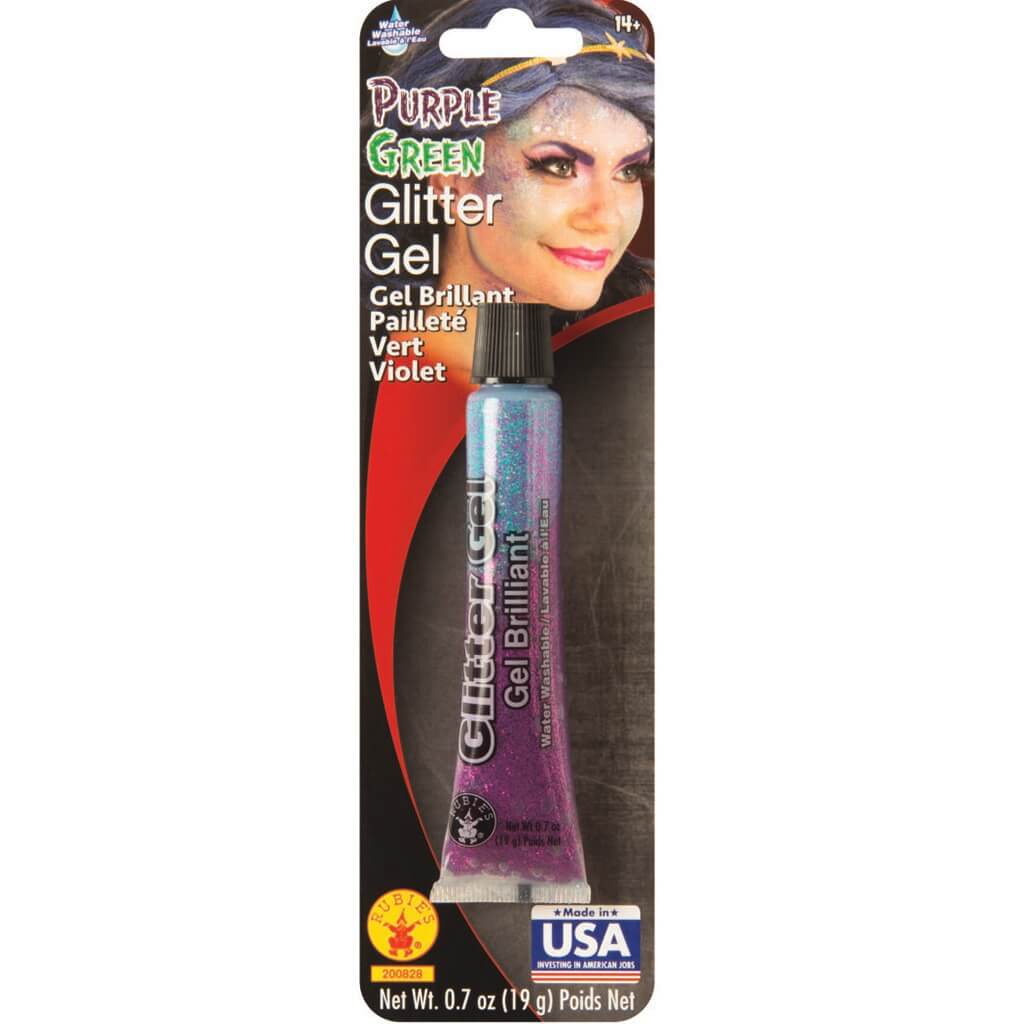 Glitter Gel Purple/Green 0.7oz