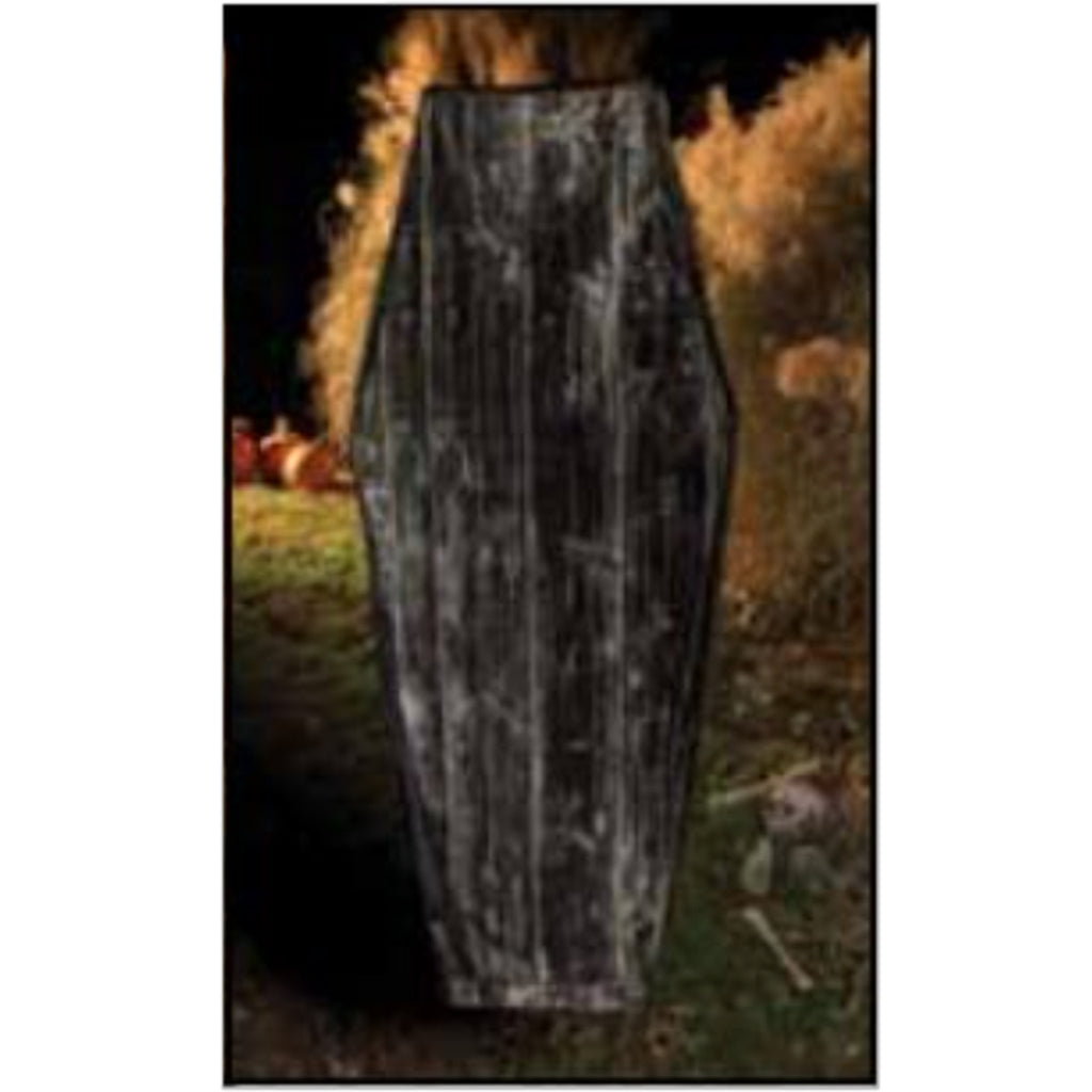 Hanging Coffin 5ft Black with White