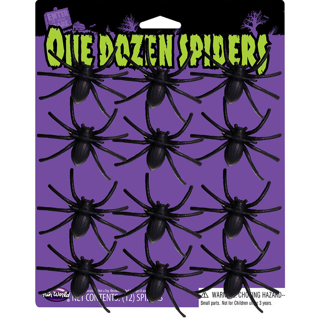 One Dozen Spiders