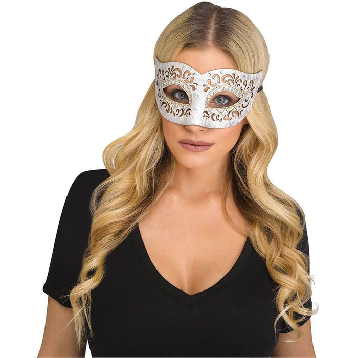 Laser Look Fantasy Mask Silver