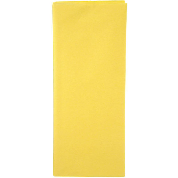 Tissue Paper Gift Wrap Bright Yellow 20in x 26in 8 Sheets