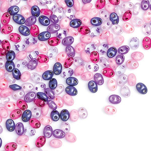 Preciosa Czech Twin 2-Hole Seed Beads 2.5x5mm 24g