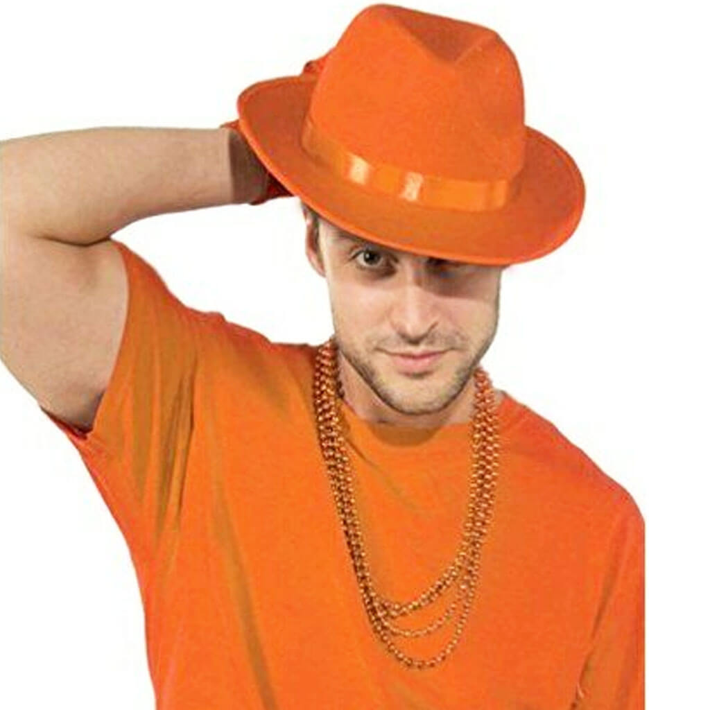 Deluxe Fedora Orange