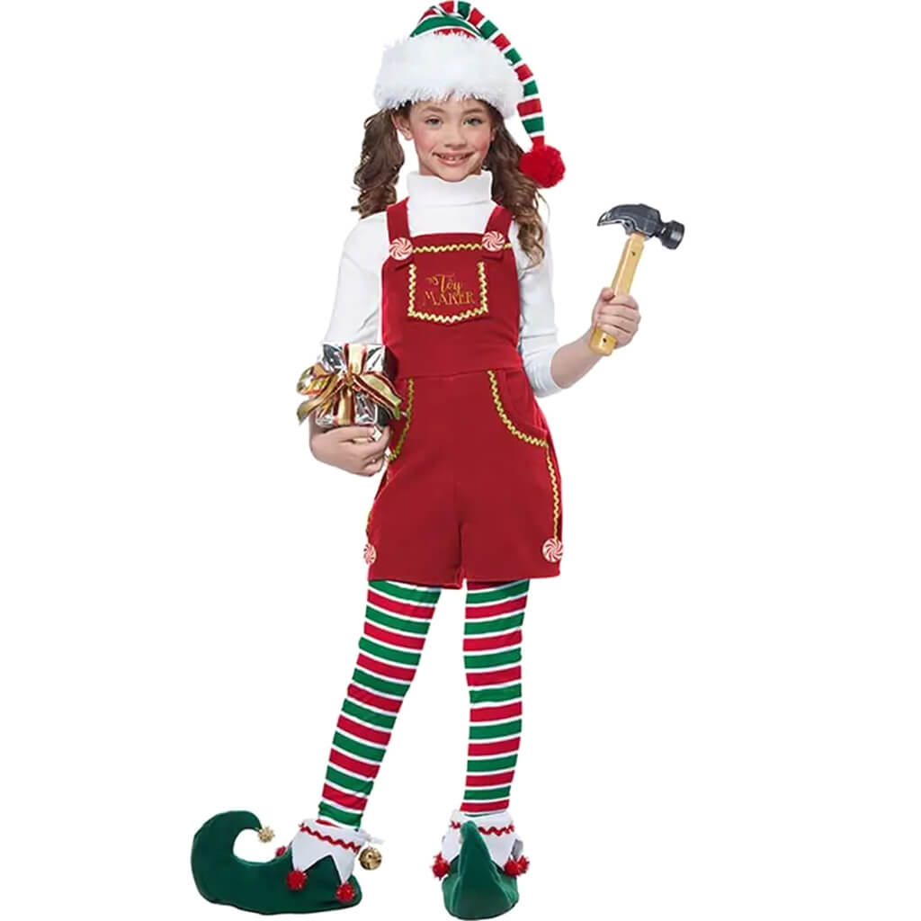 Toymaker Elf Girl Child Costume Small