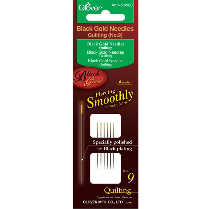 Black Gold Quilting Needles Size 9