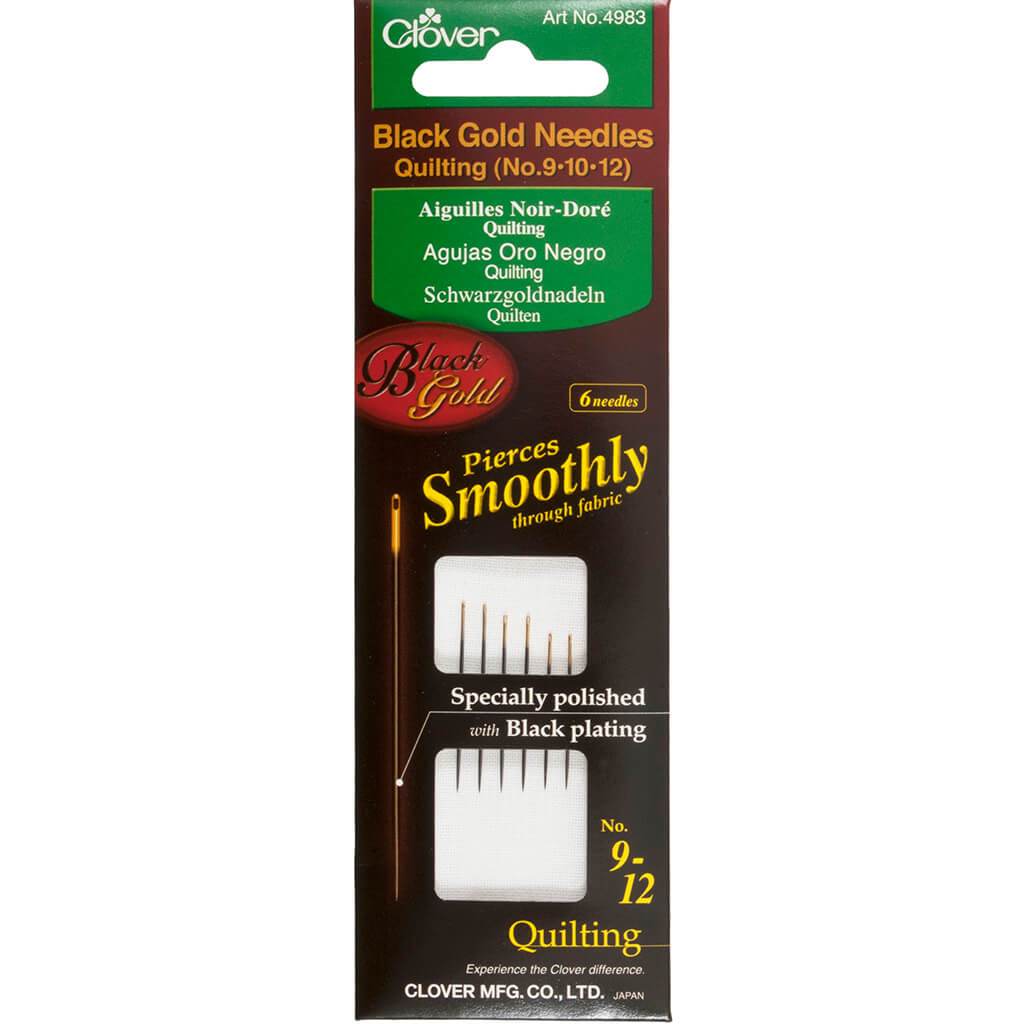 Black Gold Quilting Needles Size 9/12