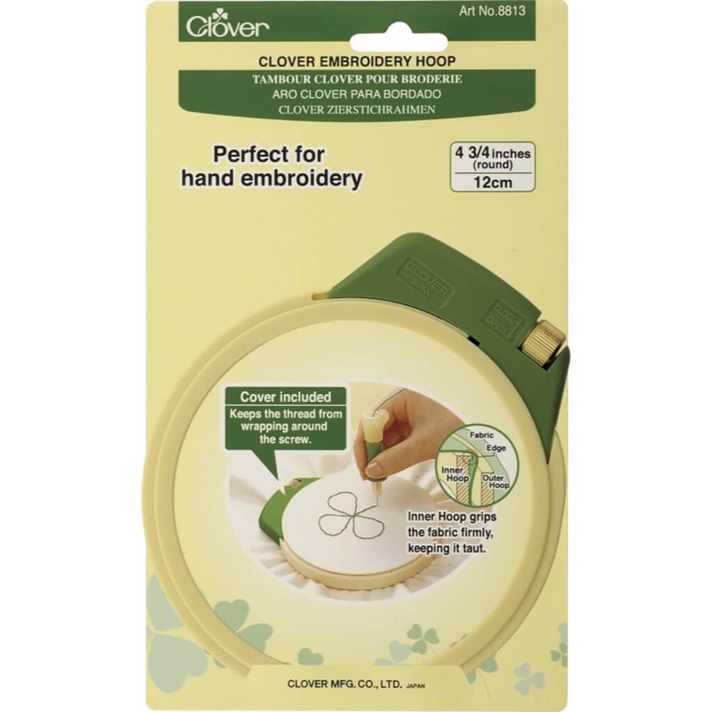 Plastic Embroidery Stitching Hoop 4.75in