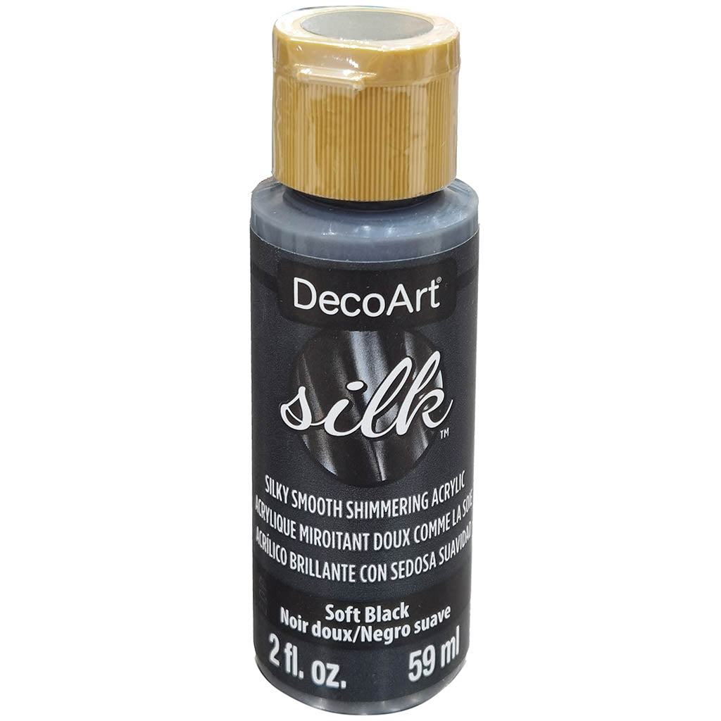 Americana Silk Paint 2oz Soft Black