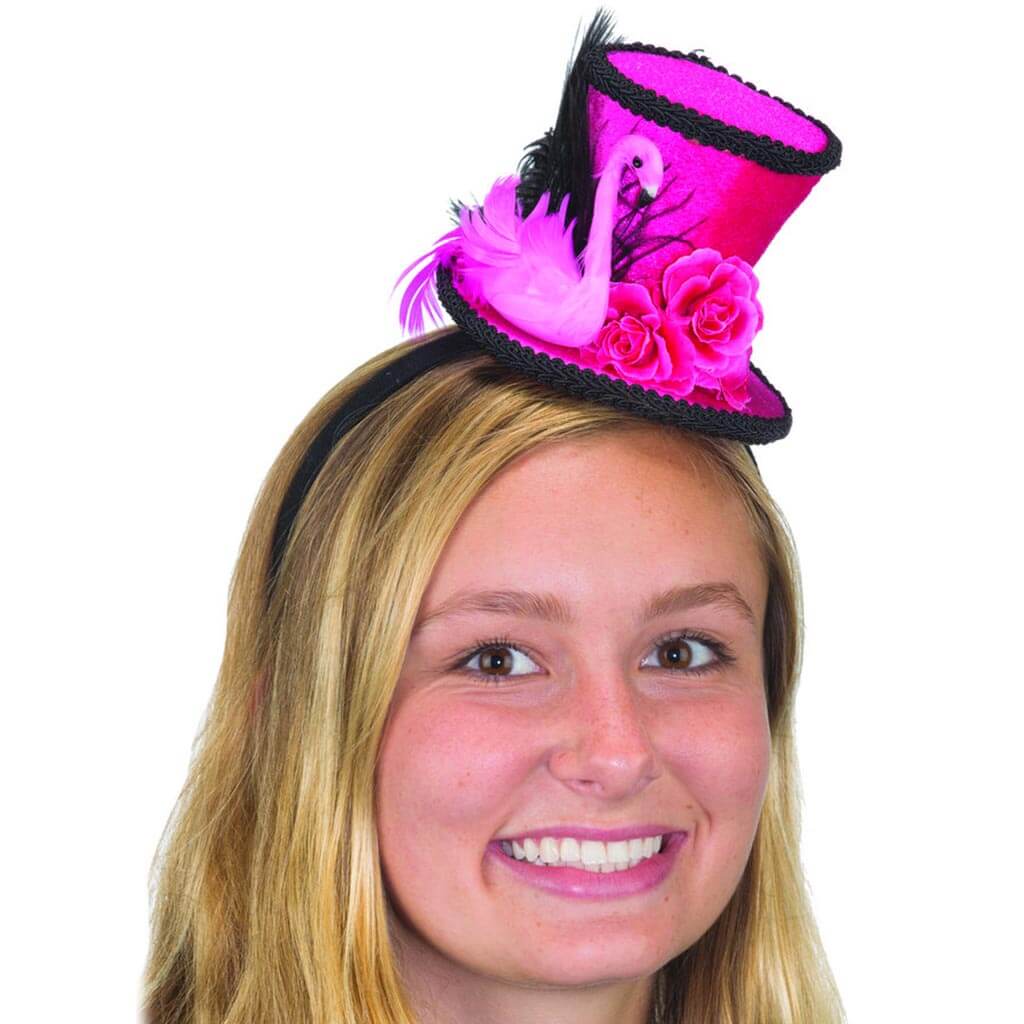 Flamingo Mini Hat Headpiece