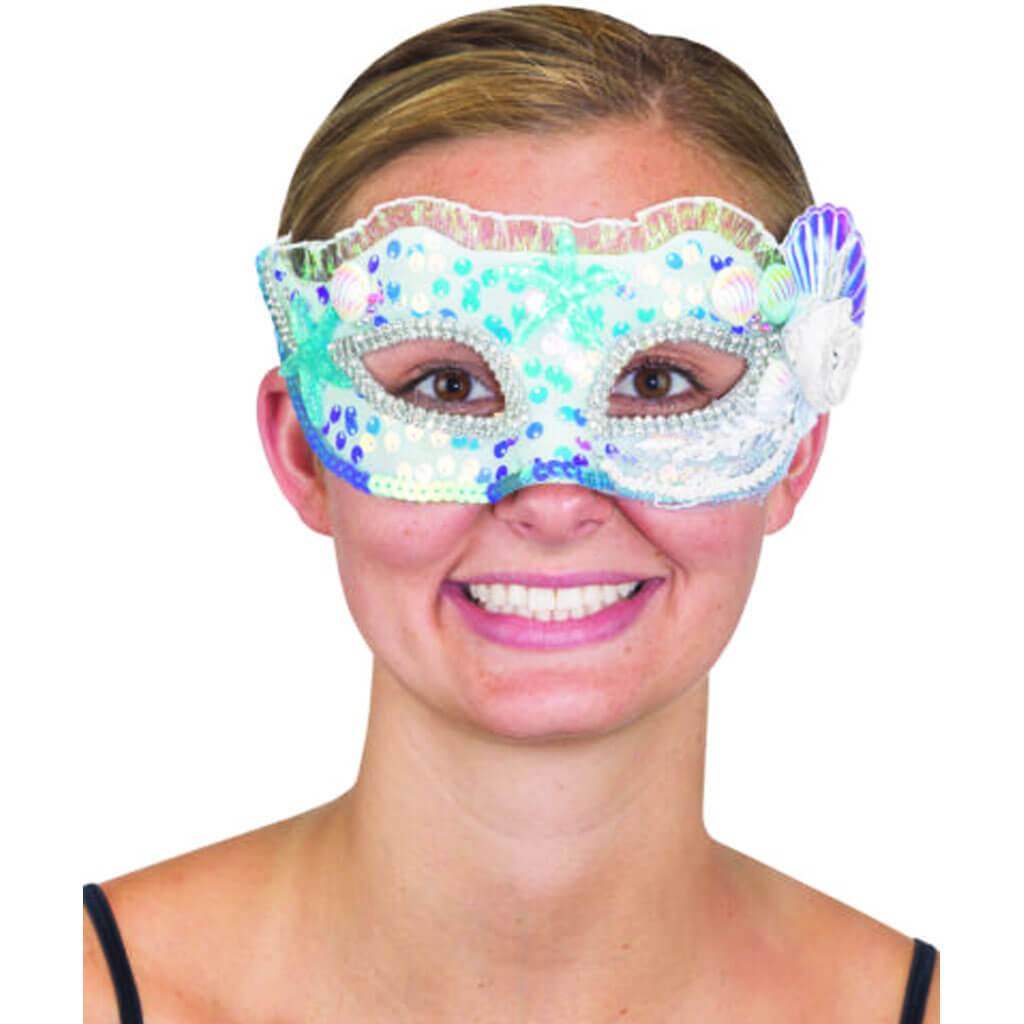 Mermaid Shell Masquerade Eye Mask