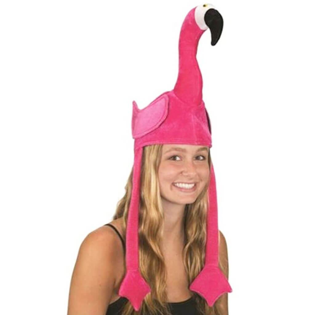 Velvet Flamingo Hat