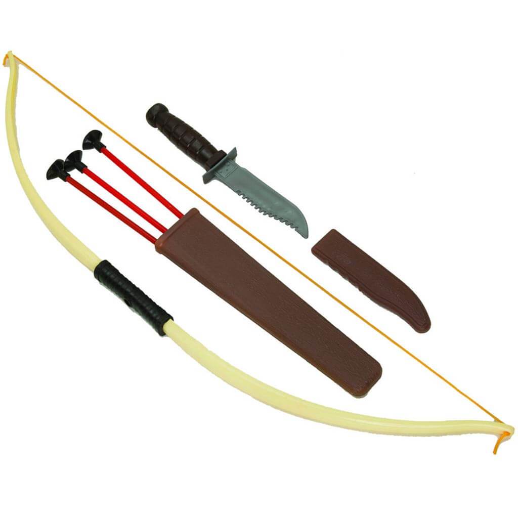 Bow and Arrow Set with Knife