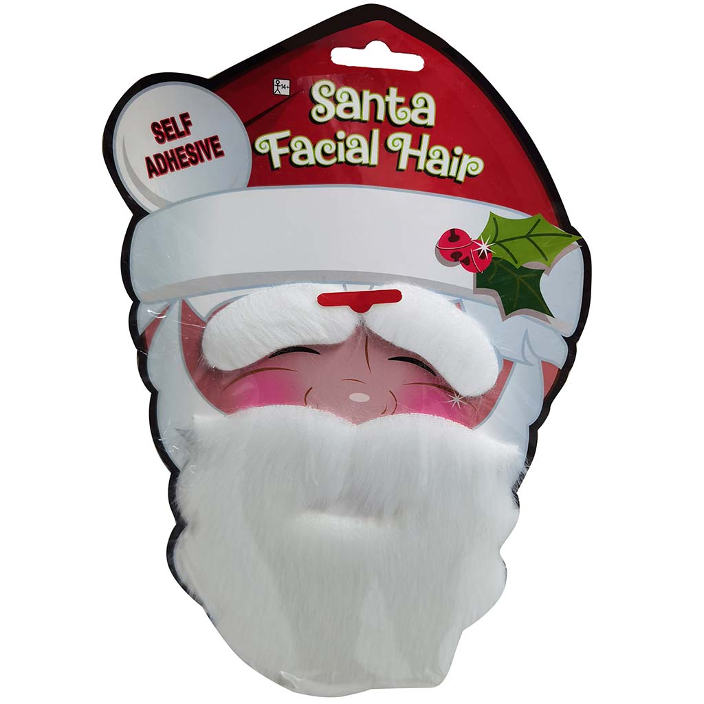 Santa Beard And Eyebrow Set