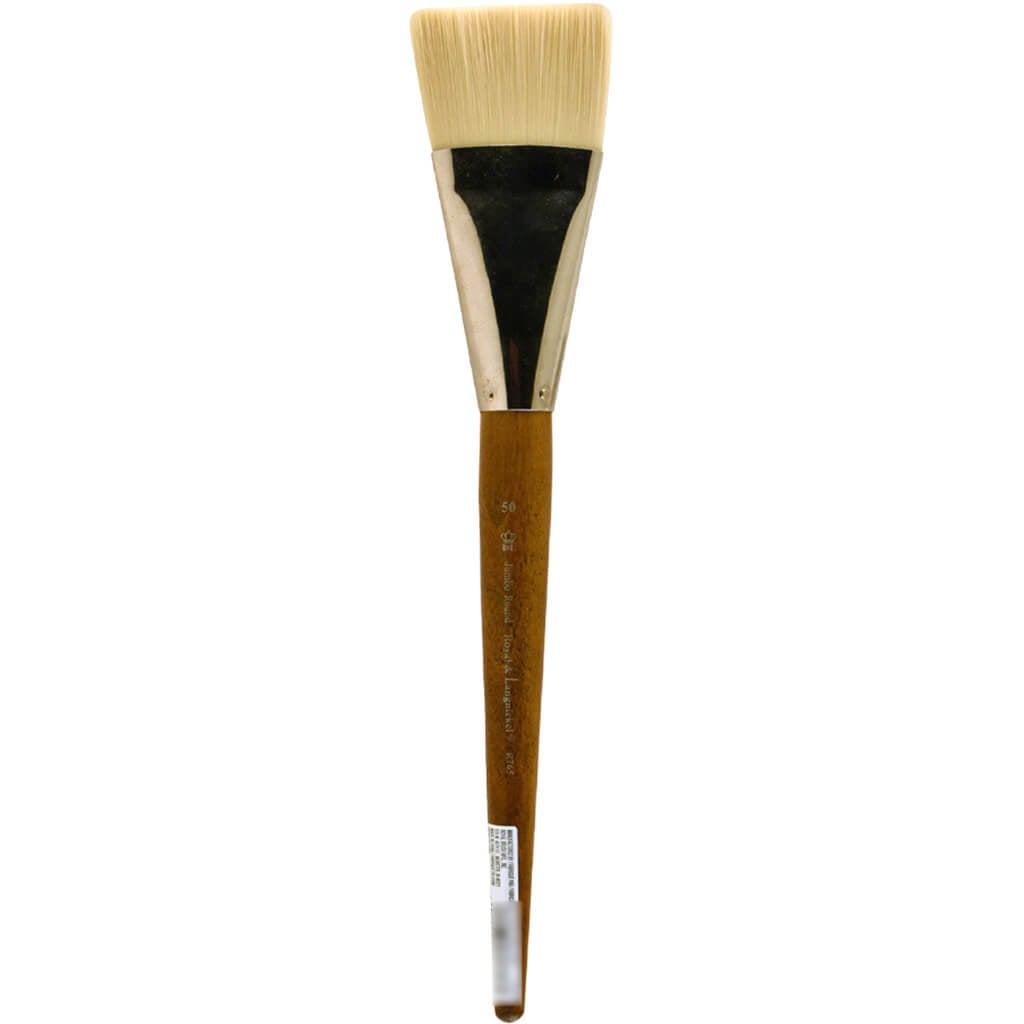 Jumbo Brush X-Stiff Bone Taklon Flat 50