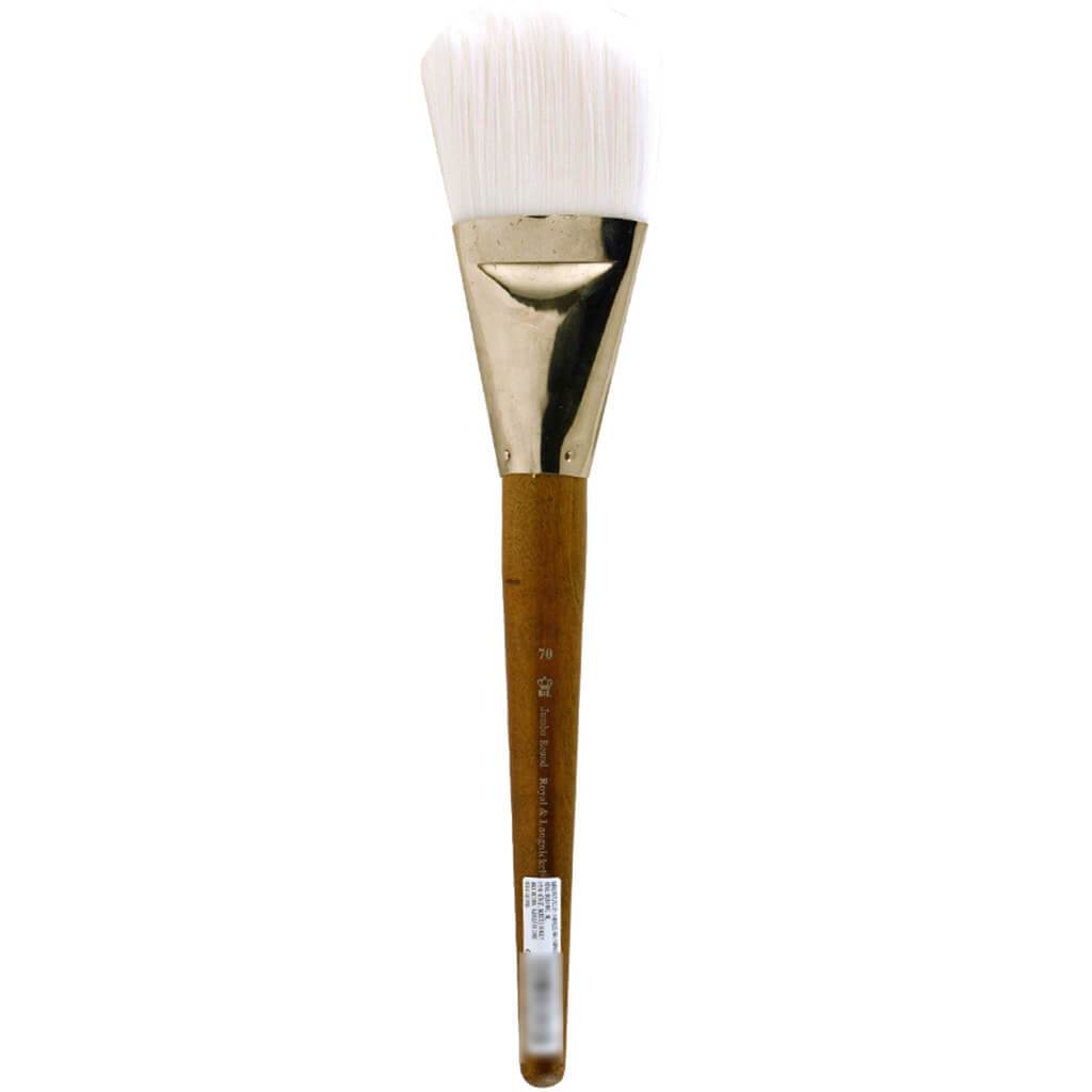 Jumbo Brush Stiff White Taklon Filbert 70