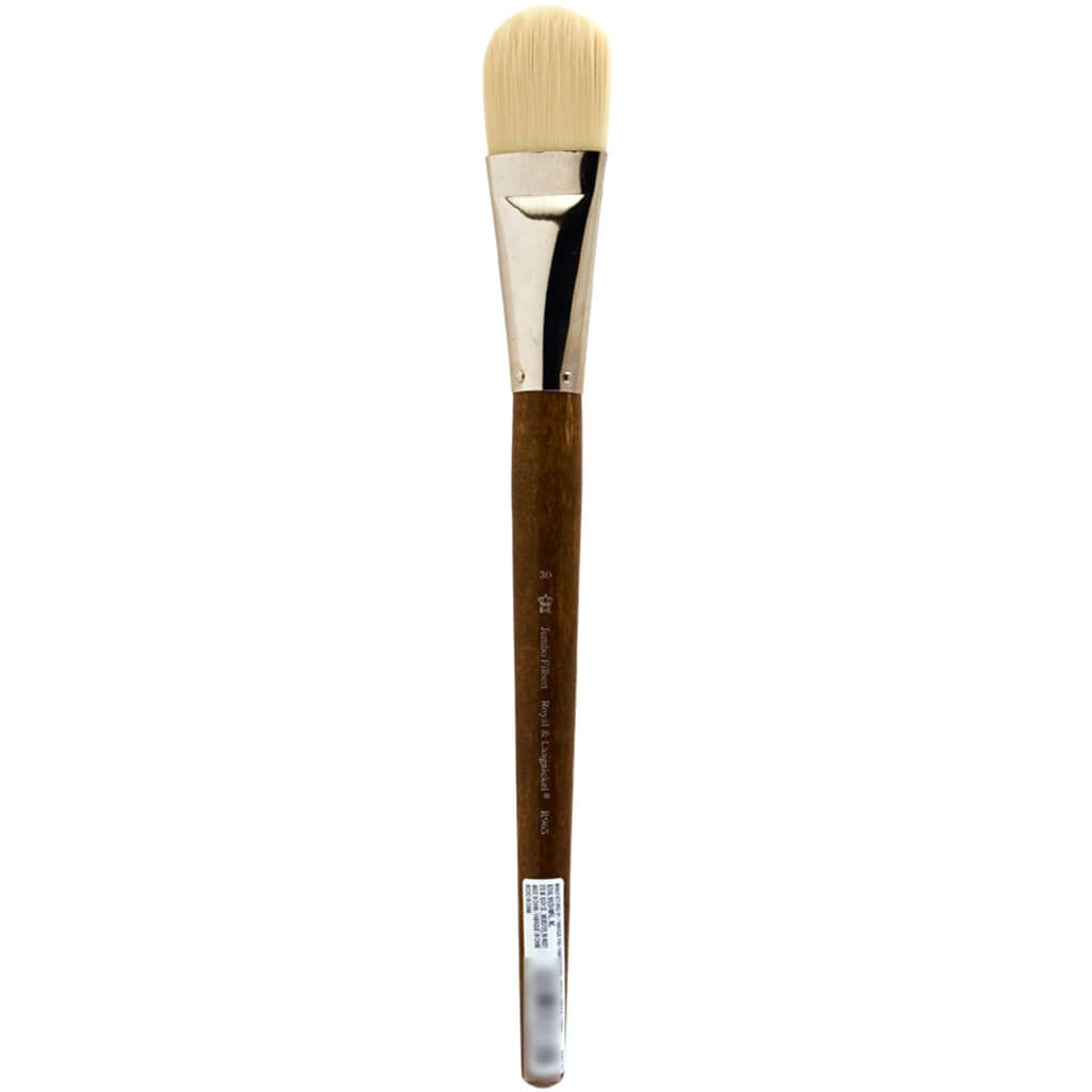 Jumbo Bone Taklon Filbert Brush Size 30