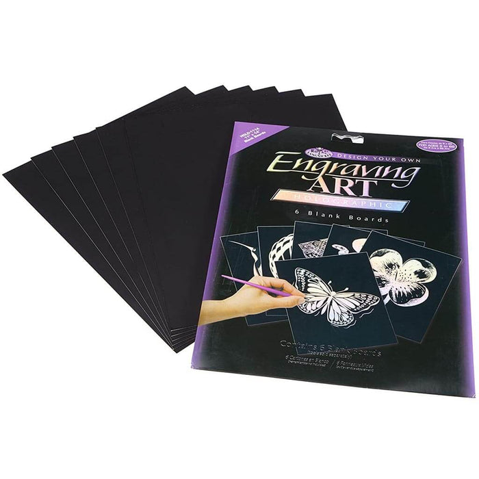 Engraving Art 6 pack 11in x 14in Holographic