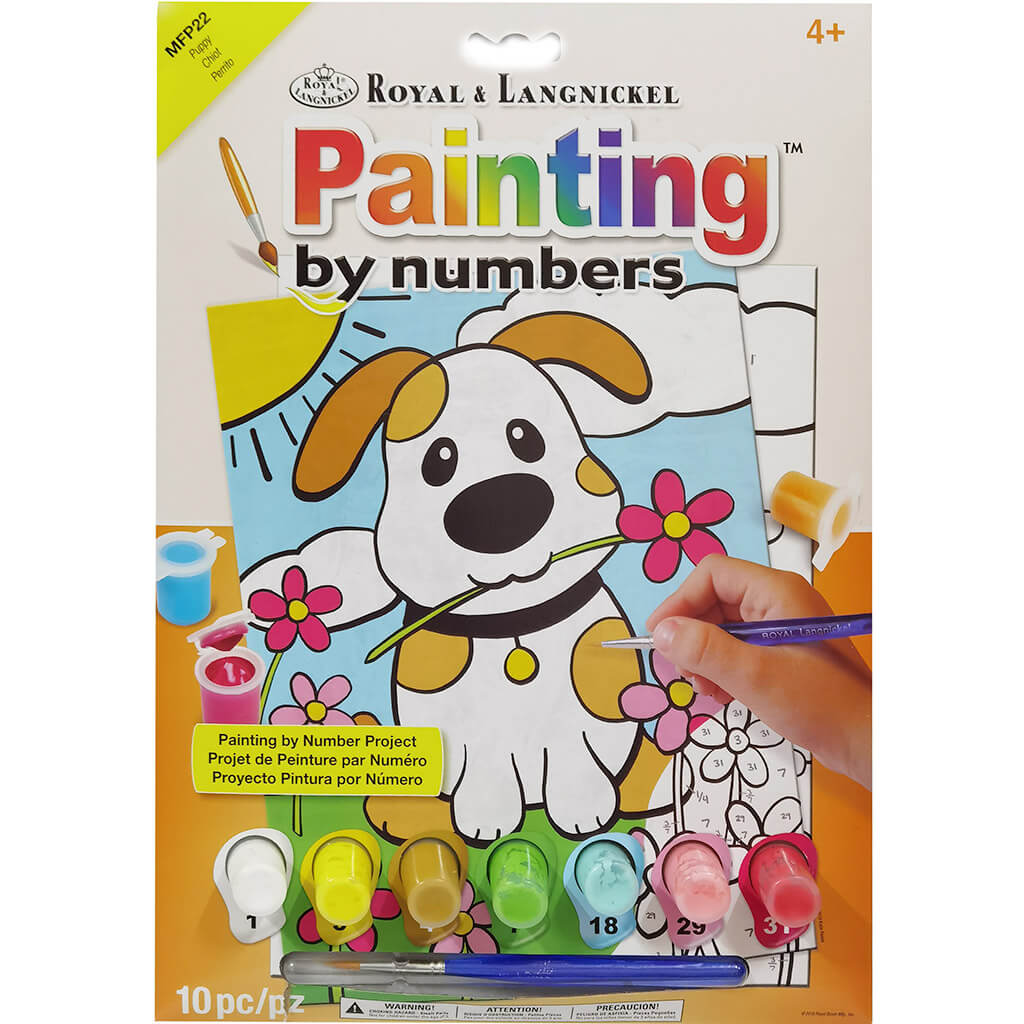 Paint By Numbers Puppy