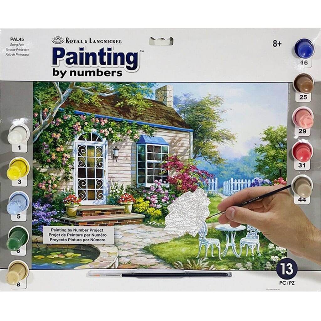 Paint By Number Spring Patio