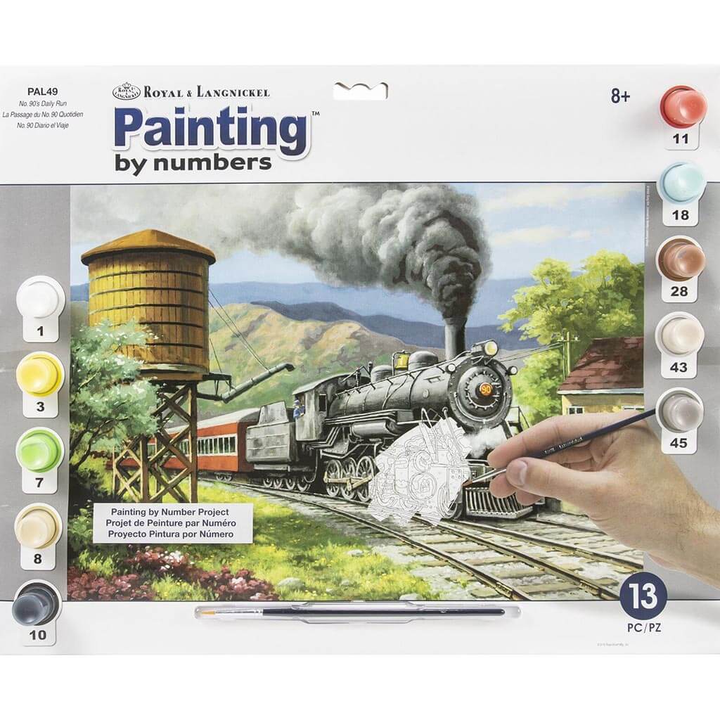 Paint By Number Kit No. 90's Daily Run