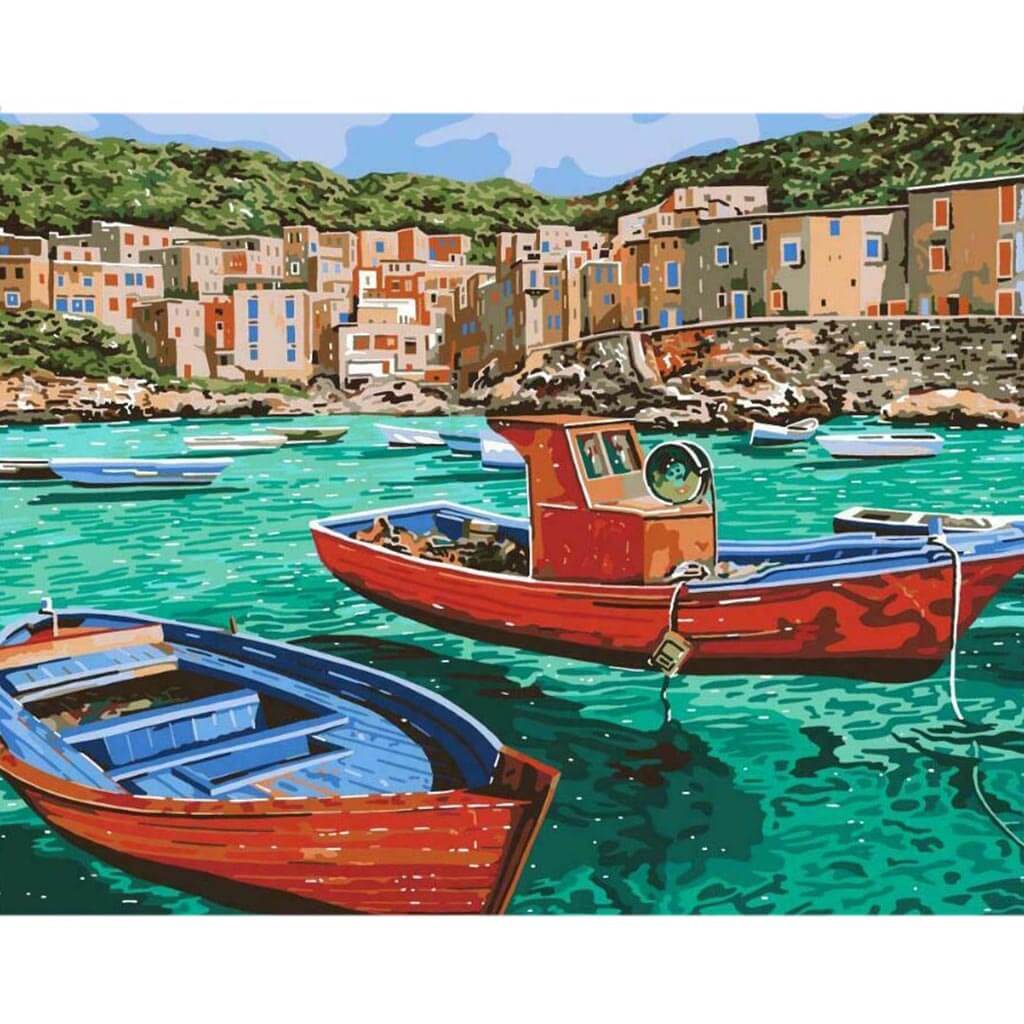 Paint By Number Twilight in the Lagoon