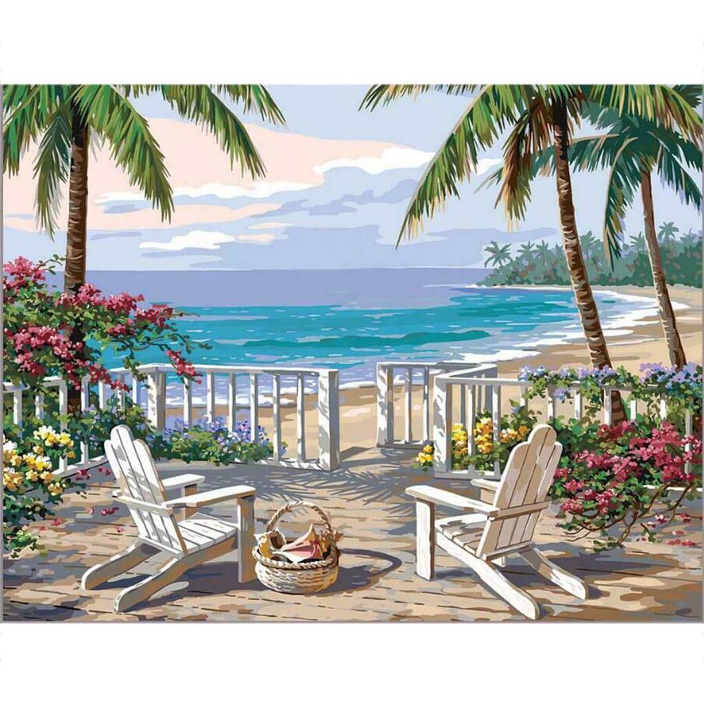 Paint by Number Coastal View