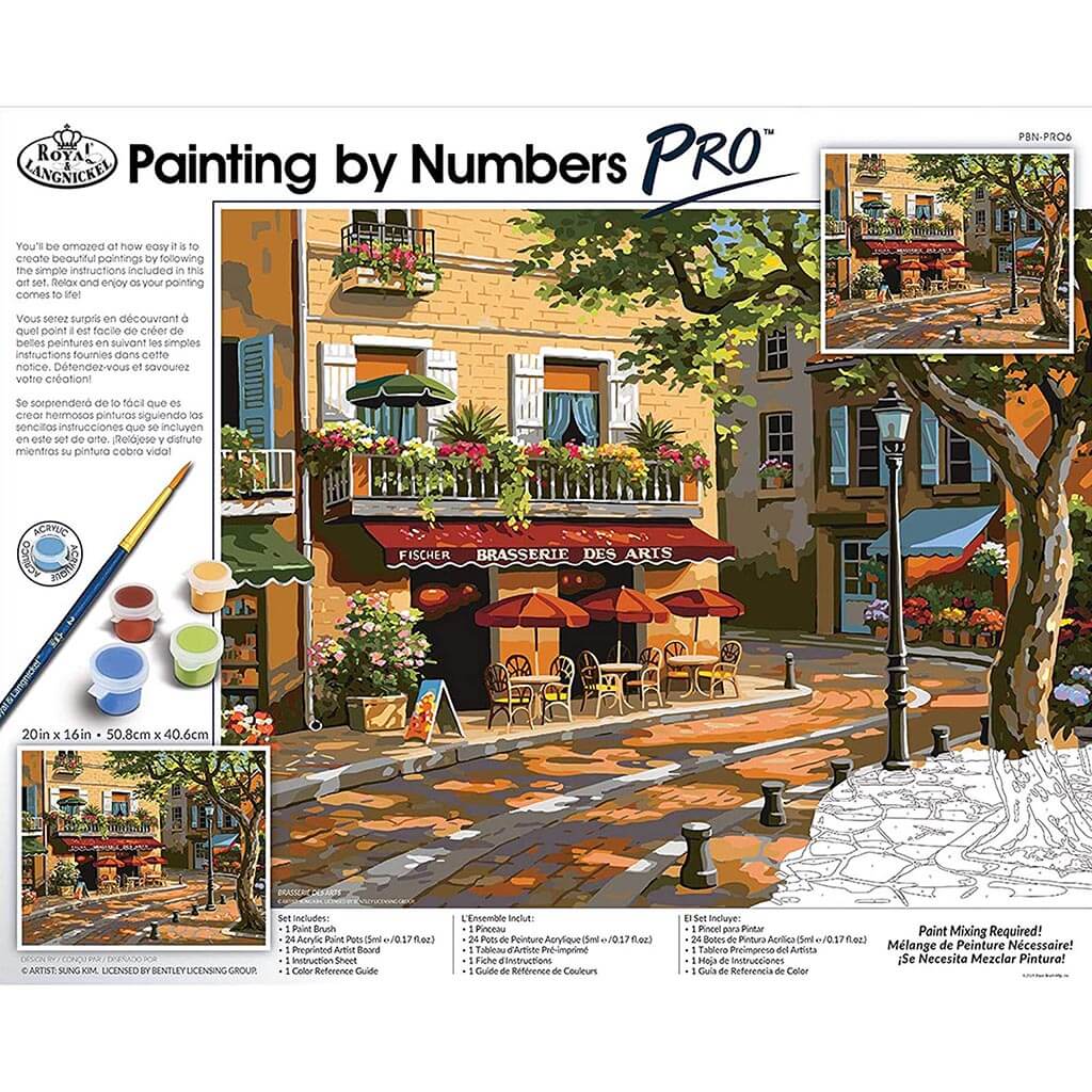 Paint By Numbers Kit Brasserie Des Arts