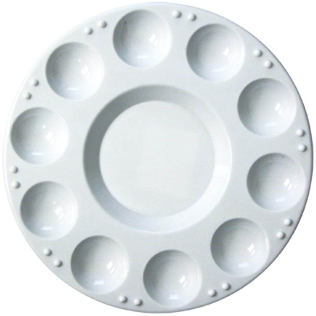 Plastic 10 Well Round Paint Palette
