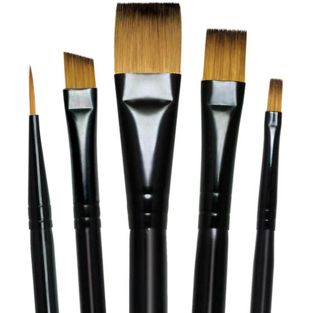 Majestic Paint Brush Set Round 5-Piece