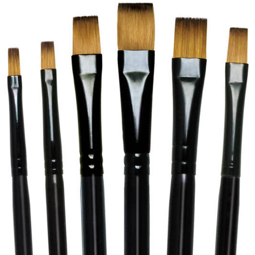 Majestic Short Handle Shader Paint Brush Set