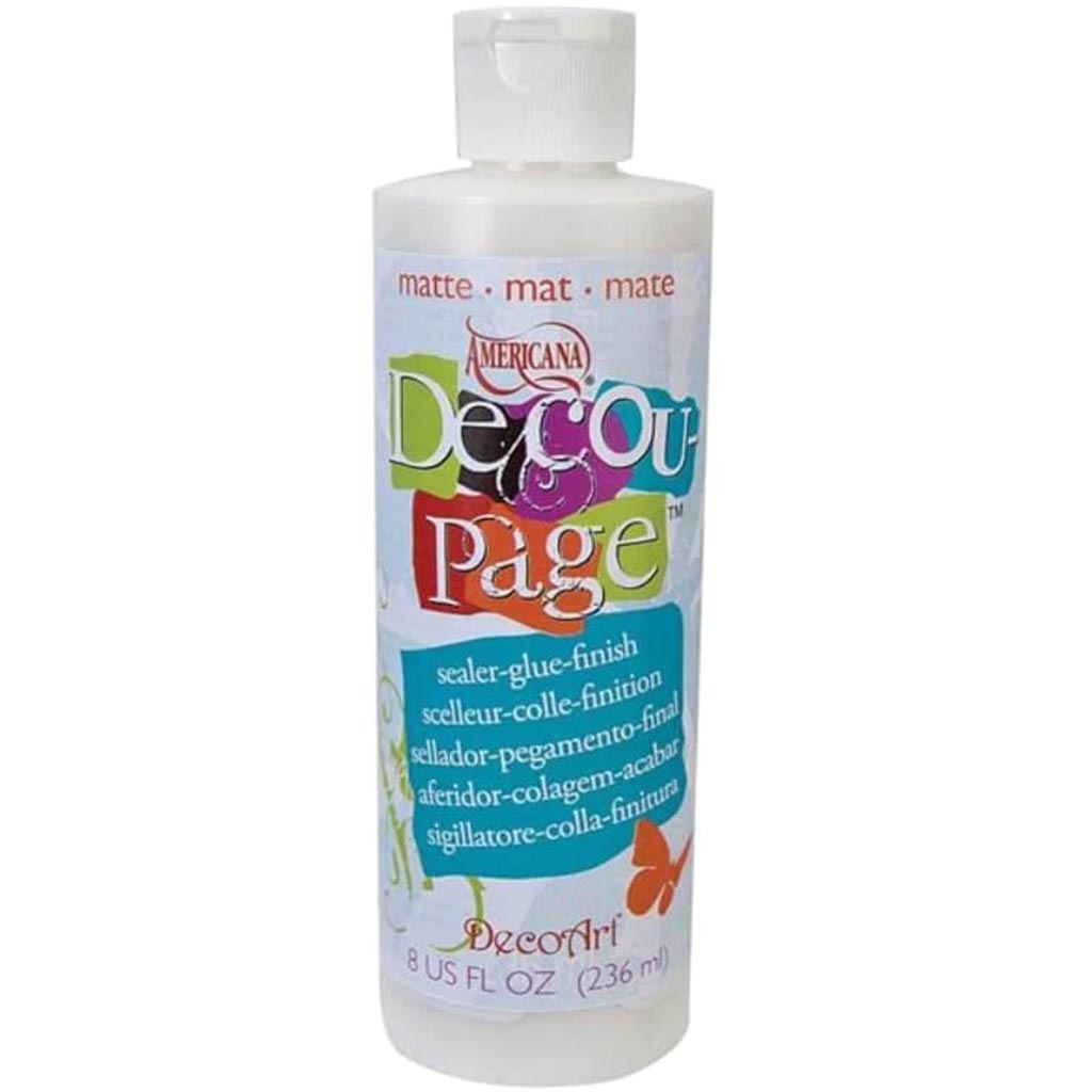 Americana Decou-Page Widemouth Matte 8oz