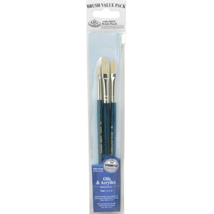 Bristle Hair Flat Set