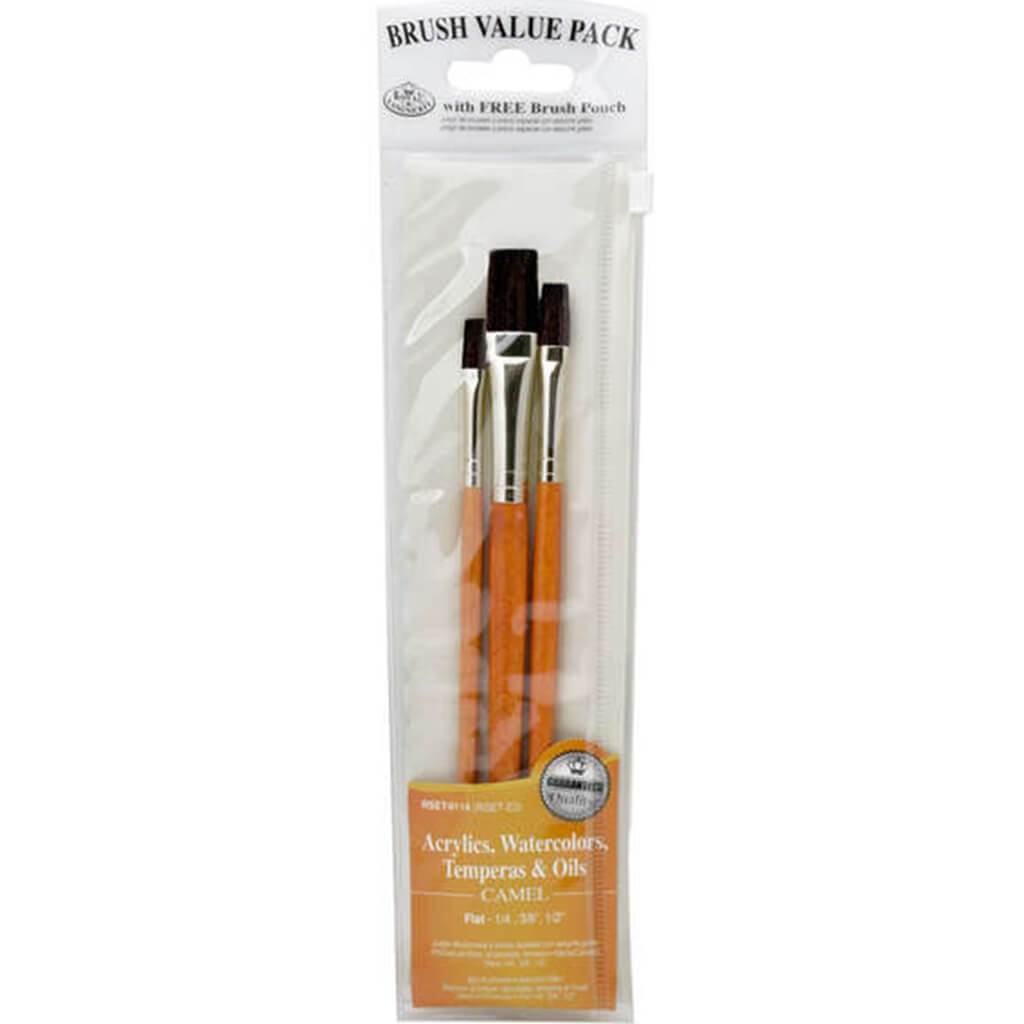 Camel Value Pack Brush Set of 3