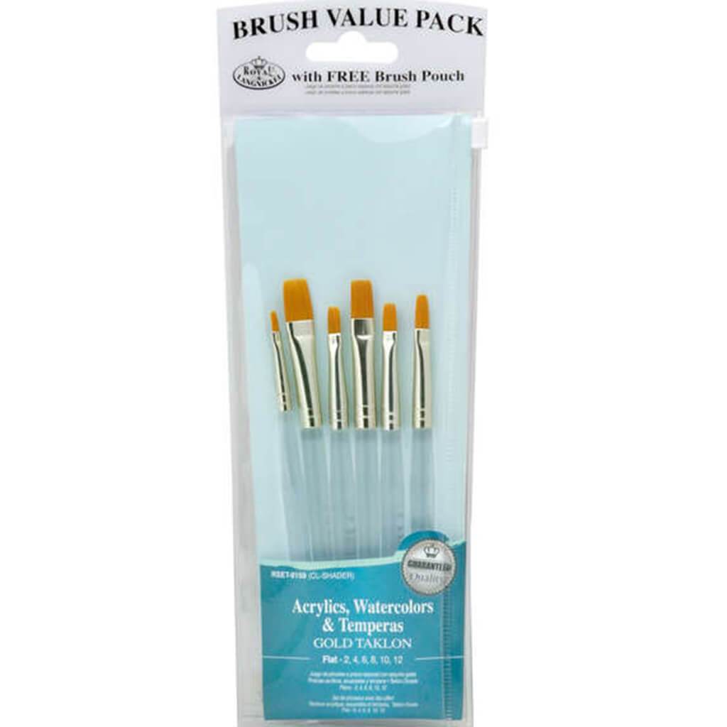 Gold Taklon Shader Ac Set of 6