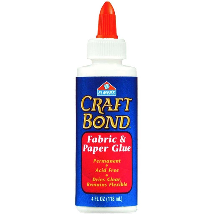 CRAFTBOND FABRIC & PAPER GLUE 4OZ 