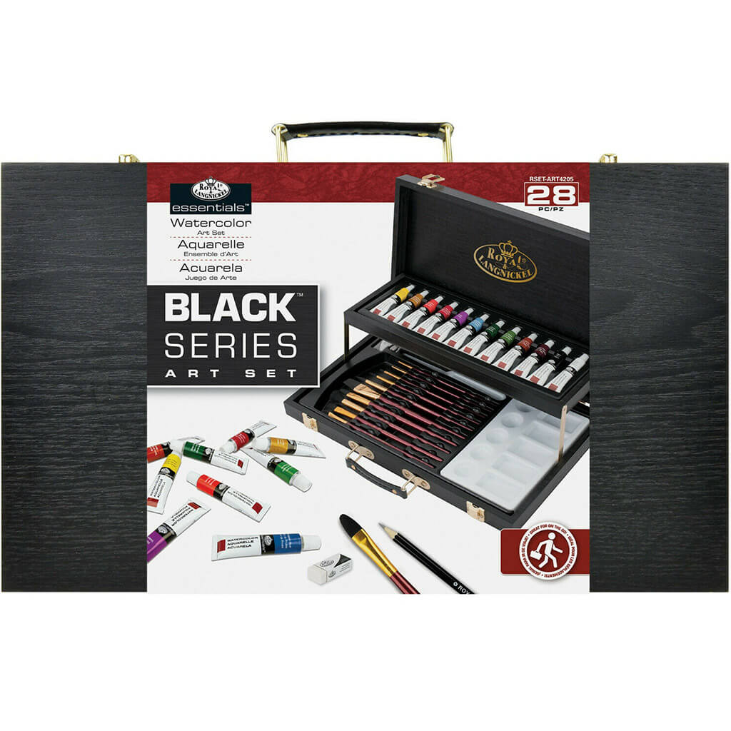 Black Series Art Box Watercolor Painting Set