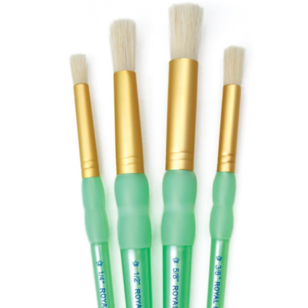 Stencil Nylon Brush Set 4pc