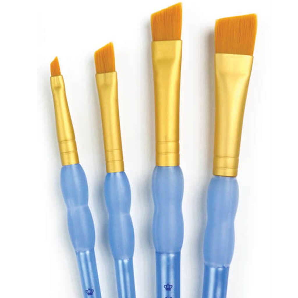 Golden Talkon Angular Brush Set of 4