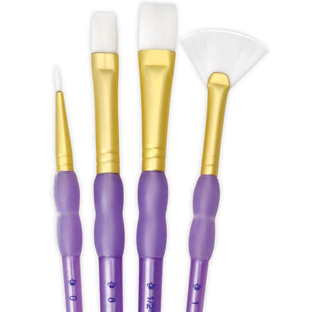 Brush Set White Talkon Variety Set of 4