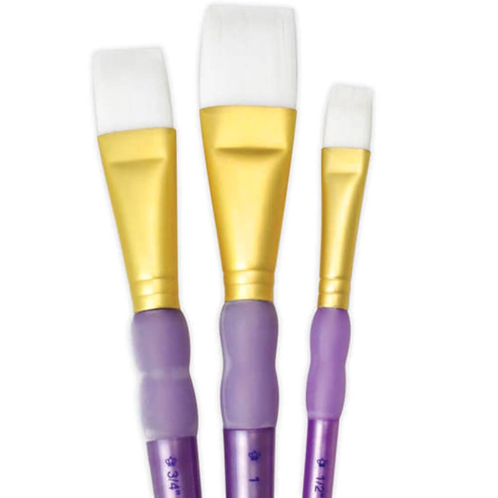 White Taklon Wash Set of 3