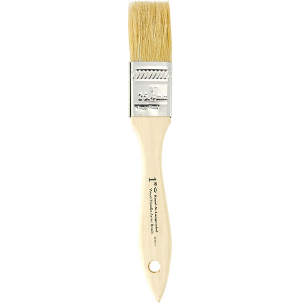Wood Handle Chip Brushes 1in