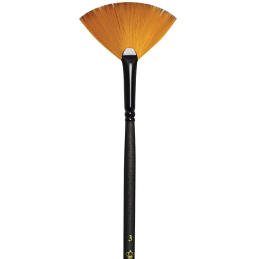 Majestic Brush Fan Long Handle Size 3