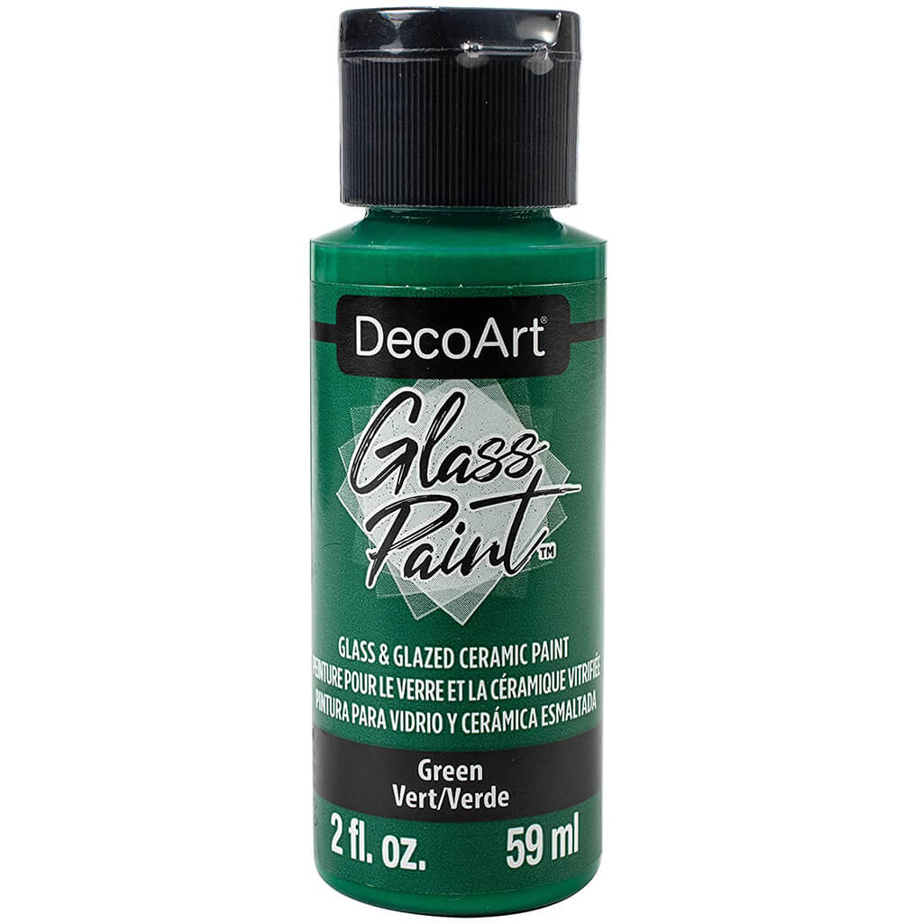 DecoArt Glass Paint 2oz Green