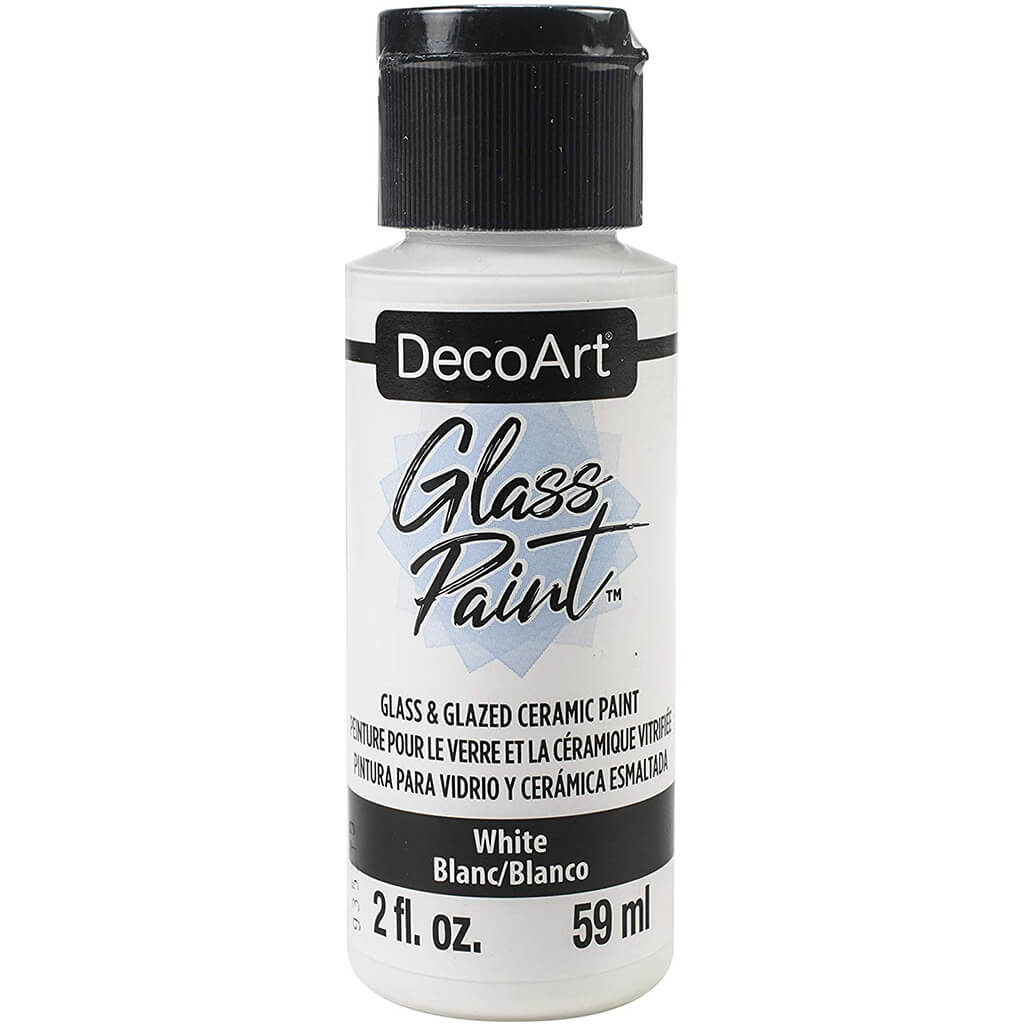 DecoArt Glass Paint 2oz White