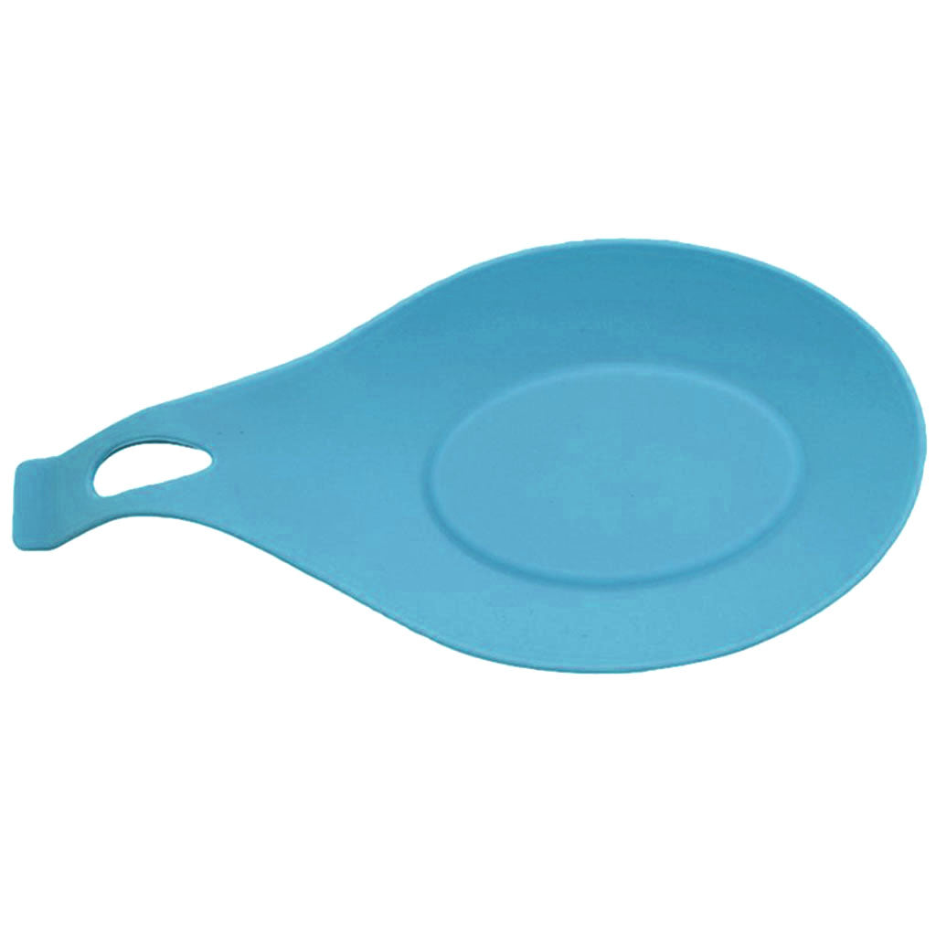 Silicone Spoon Rest Teal Blue