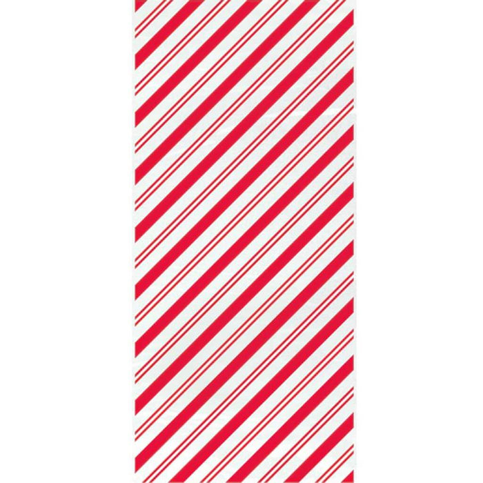Red Stripes Snowman Cello Bag