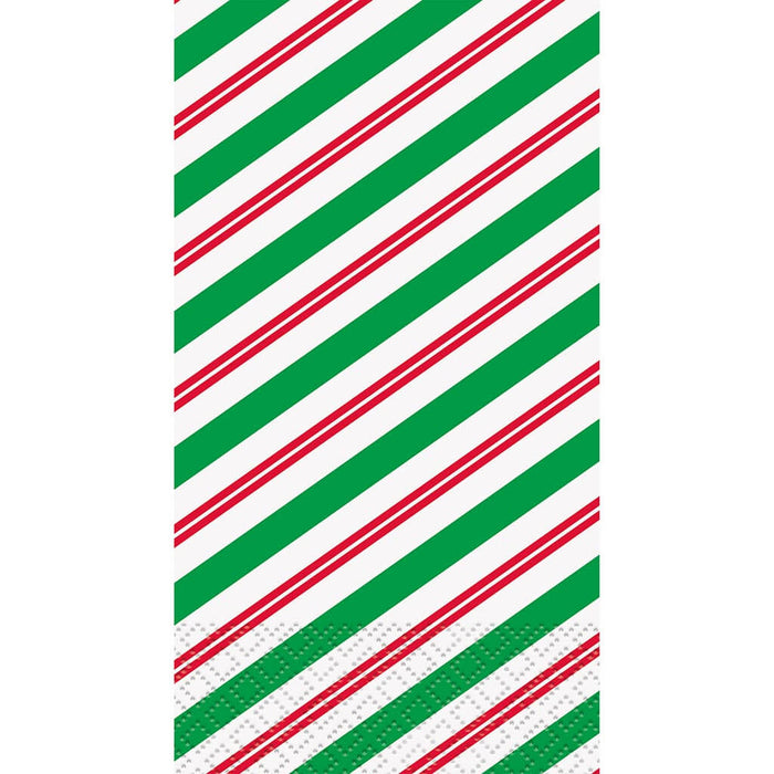 Peppermint Chrismas Guest Napkin 16ct